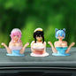 2023 Kawaii Shaking Chest Ornaments Cute Shake Girl Car Dashboard Decorations Anime Beautiful Girl Car Ornament Q-Version Toy