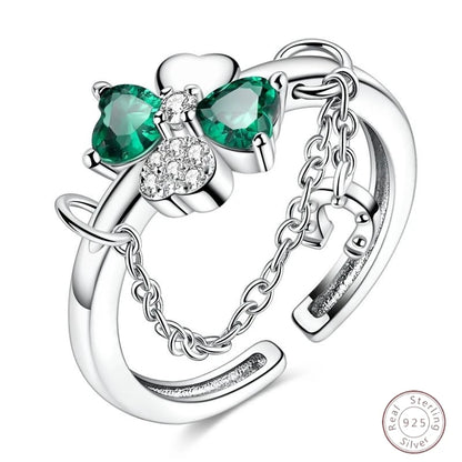 New 925 Sterling Silver Open Ring Hollow Rose Infinite Love Simple Ring Women Wedding Engagement Party Jewelry Gift