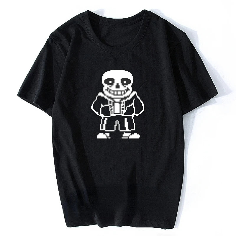 Game Undertale T-Shirt Skull Brother Sans & Papyrus