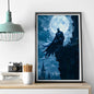 1PC B-Batman Poster Self-adhesive Art Waterproof Paper Sticker Coffee House Bar Room Wall Decor