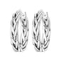 CYMYSS 2025 New 925 Sterling Silver Classic Hollow-out Versatile Hoop Earrings for Women Fine Jewelry Ideal Birthday Party Gifts