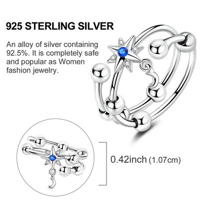 New 925 Sterling Silver Open Ring Hollow Rose Infinite Love Simple Ring Women Wedding Engagement Party Jewelry Gift