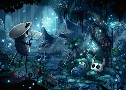 Hollow Knight Anime Videogame Aesthetic Canvas Painting Posters and Prints Wall Art Picture for Bedroom Home Decor