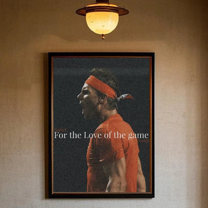 Tennis R-Rafael N-Nadal Poster HD Art Sticky Wall Waterproof Home Living Room Bedroom Bar Aesthetic Decoration