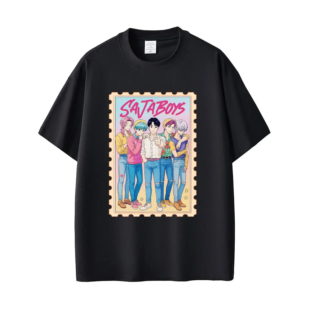 Kpop Demon Hunter Saja Boys Men T-shirt