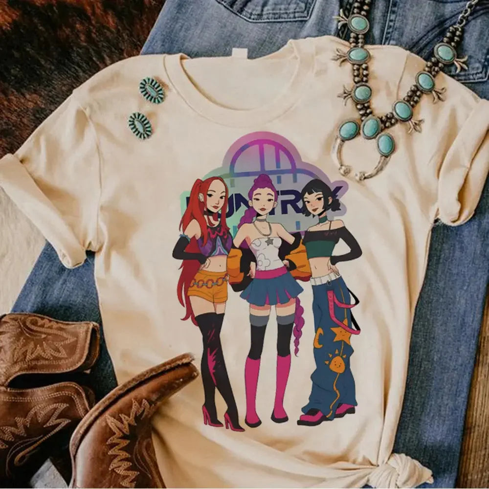 Huntrix Kpop Demon Hunters Two-sided T-Shirt