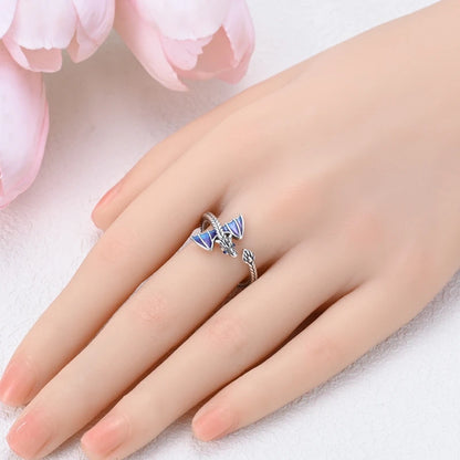 New 925 Sterling Silver Open Ring Hollow Rose Infinite Love Simple Ring Women Wedding Engagement Party Jewelry Gift