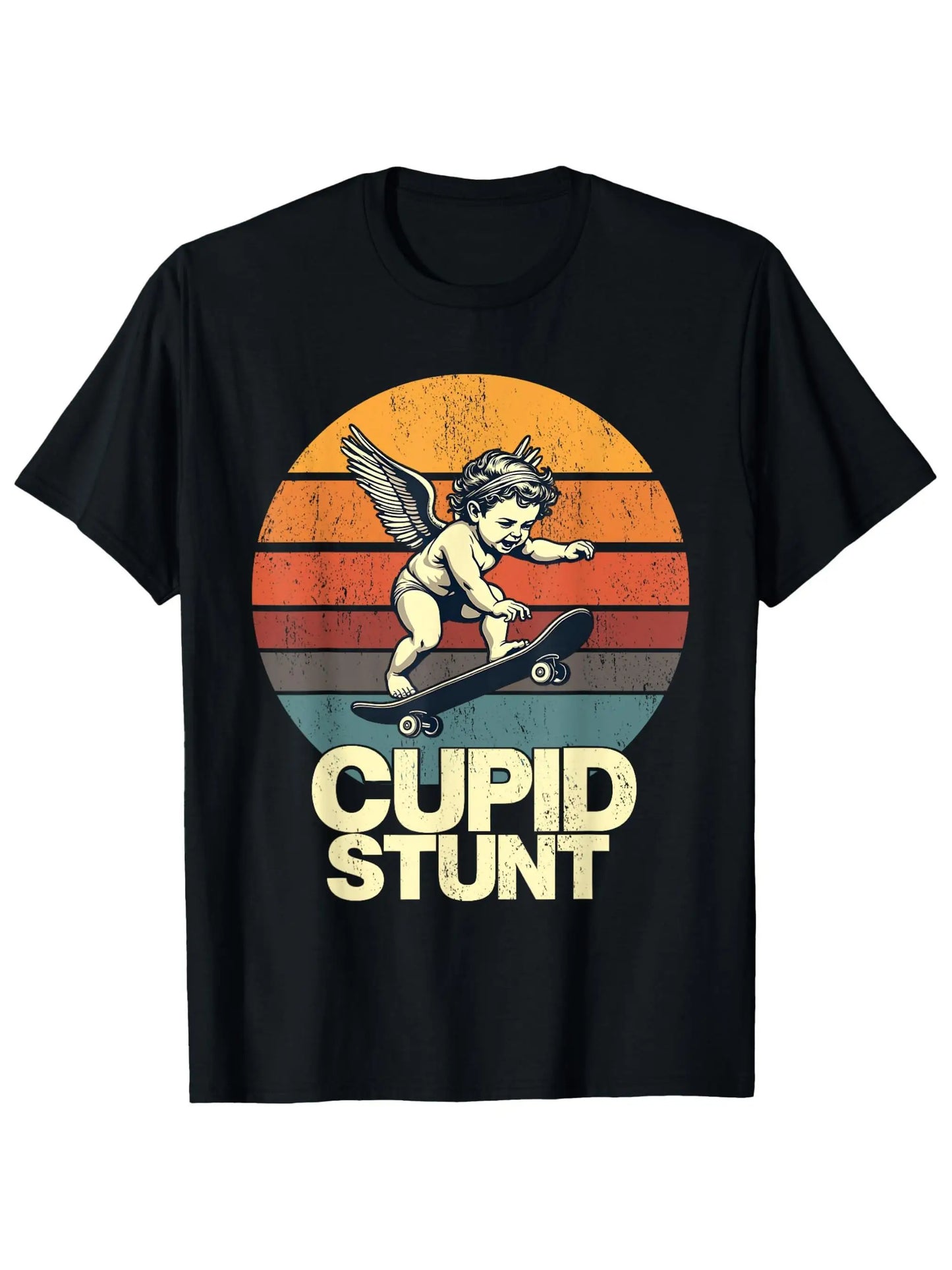Men's Cup God Stunt Pattern T-Shirt - Funny Sarcastic Offensive Humor