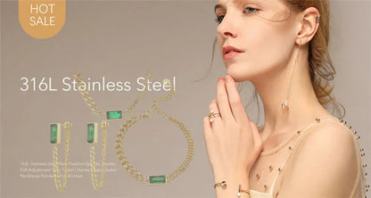 316L Stainless Steel Wire Rope Roman Digital Hang Buckle Bracelet Bangle Woman Jewelry ,Birthday Gifts,Party Gifts