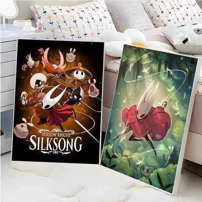 Cute Characte Game Hollow Knight Silksong-Cool Poster Canvas painting with prints Home bedroom living room decoration gift