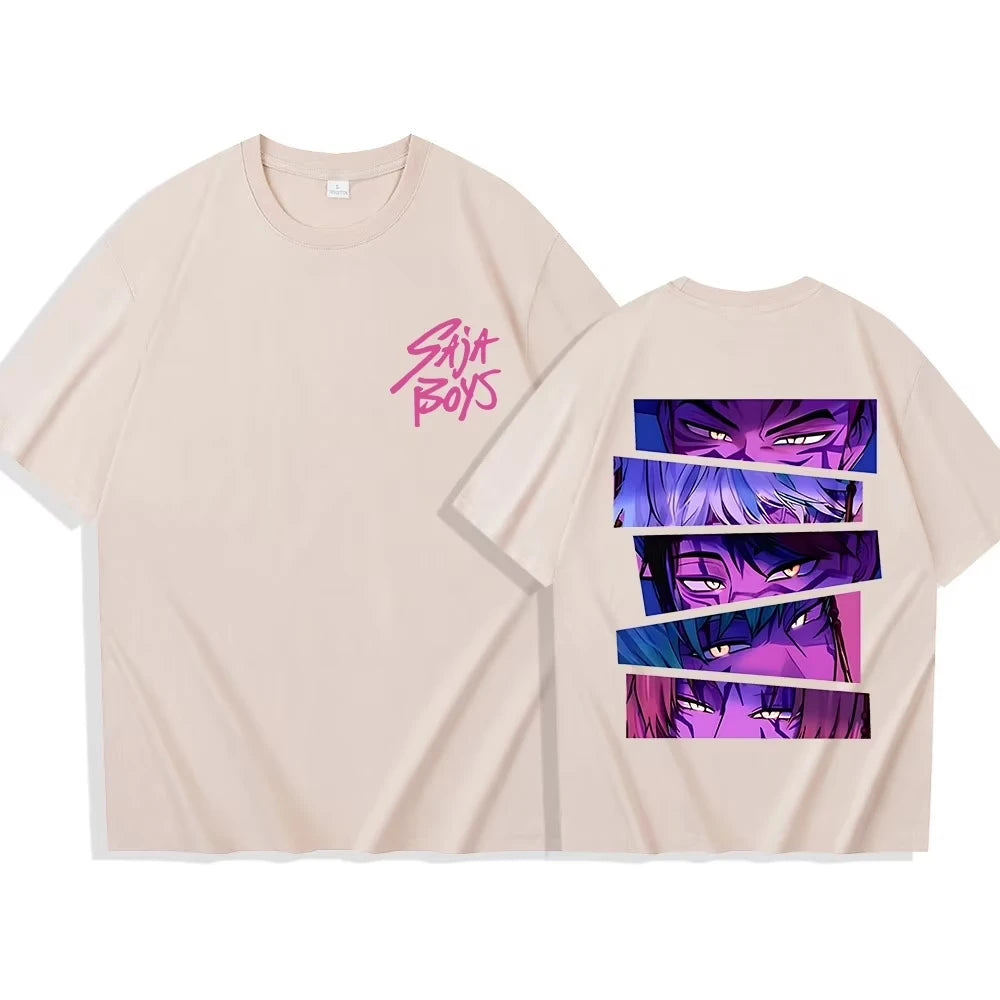 Short Sleeve Kpop Shirt Saja Fan Gifts T-Shirt Demon Hunters