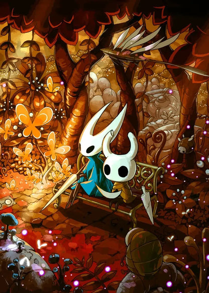 Hollow Knight Anime Videogame Aesthetic Canvas Painting Posters and Prints Wall Art Picture for Bedroom Home Decor