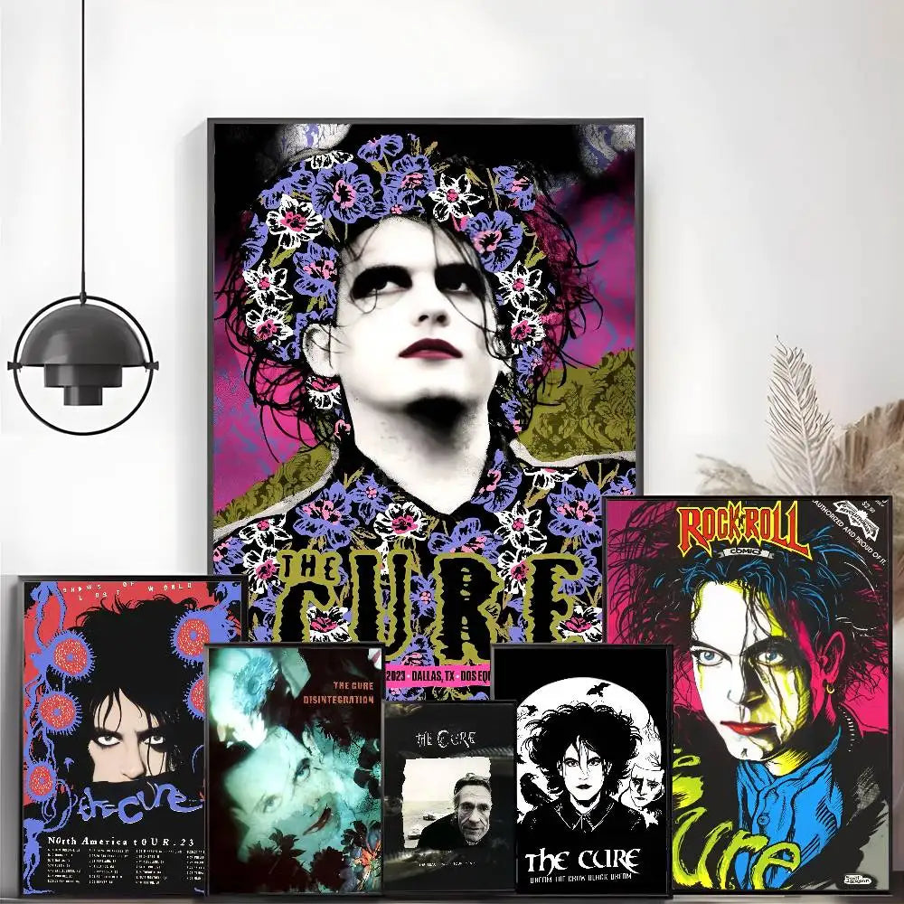 The C-Cure R-Robert Smith Poster High-definition art sticker Self adhesive waterproof home decoration