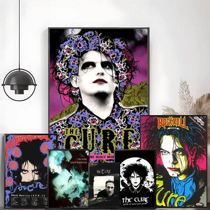 The C-Cure R-Robert Smith Poster High-definition art sticker Self adhesive waterproof home decoration
