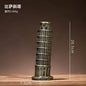 Iron Landmark Building Model Eiffel Tower Oriental Pearl Creative Home Decor Living Room Decorations Metal Ornaments