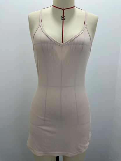 New suspender wrapped hip short skirt dress for women