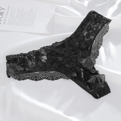 3Pcs Women Cotton Lingerie Sexy Thong Soft Fashion Panties Femme Design Underwear Pantys Underpant Lingerie Lace Intimates S-XL
