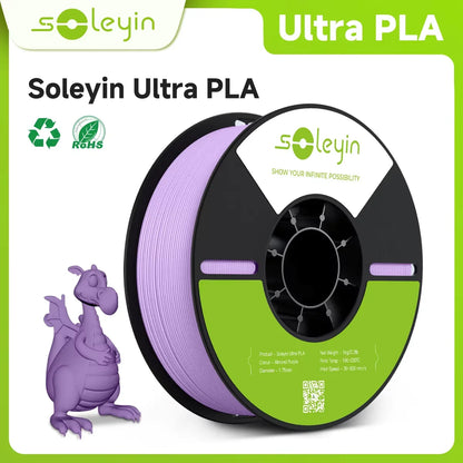 Soleyin Creality Sub Brand Ultra PLA Filament 1KG 1.75mm 3D Printer High Quality Muiti Color Vacuum Eco-Friendly for Bambu Lab