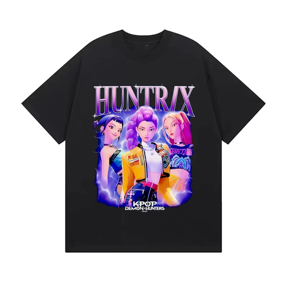 Huntrix Kpop Demon Hunters Movie Graphic T Shirts