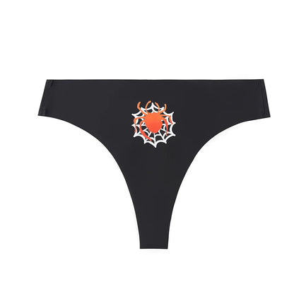 3PCS Halloween Women's Panties Charming Thongs Female Breathable Soft Sexy Lingerie