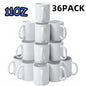 HTVRONT Sublimation Mugs 11oz Ceramic Sublimation Mugs Blank Bulk Coffee Mug White Ceramic Photo Cups With Bubble Bag