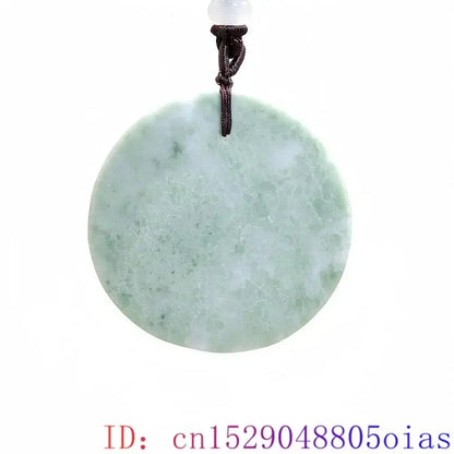 Light Green Natural Jade Flower Heart Pendant Necklace Real Jewellery Carved Gemstone Fashion Charm Amulet Gifts for Women Men