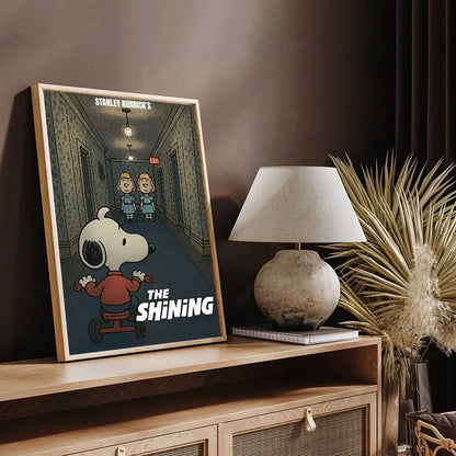 Anime S-Snoopy Classical Movie DIY Sticky Poster Fancy Wall Sticker For Living Room Bar Decoration Wall Decor