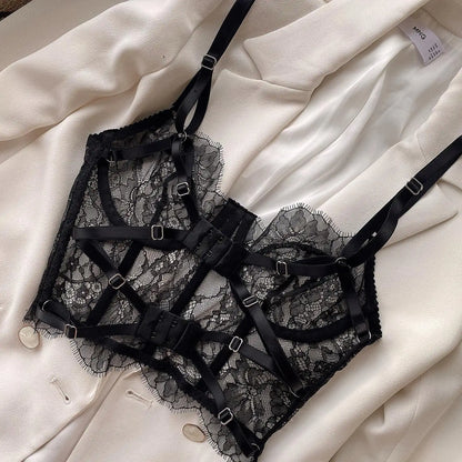 Floral Lace Sexy Lingerie Set