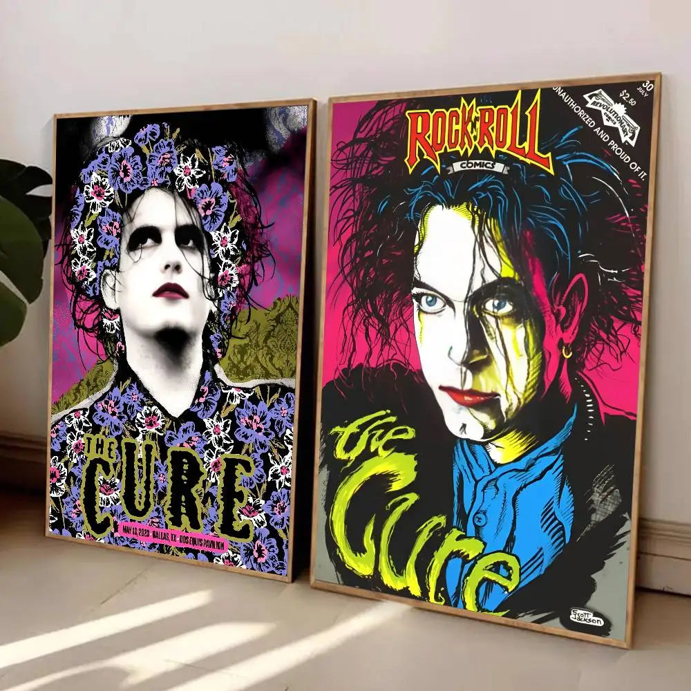 The C-Cure R-Robert Smith Poster High-definition art sticker Self adhesive waterproof home decoration