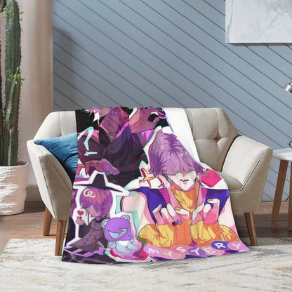 K-Pop Demon Hunters Saja Boys Blanket Flannel Print