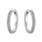 CYMYSS 2025 New 925 Sterling Silver Classic Hollow-out Versatile Hoop Earrings for Women Fine Jewelry Ideal Birthday Party Gifts