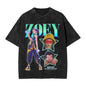 Oversized Washed T-Shirt My Little Soda Pop Saja Boys KPop Demon Hunters