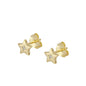 JINFU Gold Plated Earrings Set For Women Boho Style CZ Zircon Women's Clip Stud Dangle Hoop Earrings 2022 Jewelry Wholesale