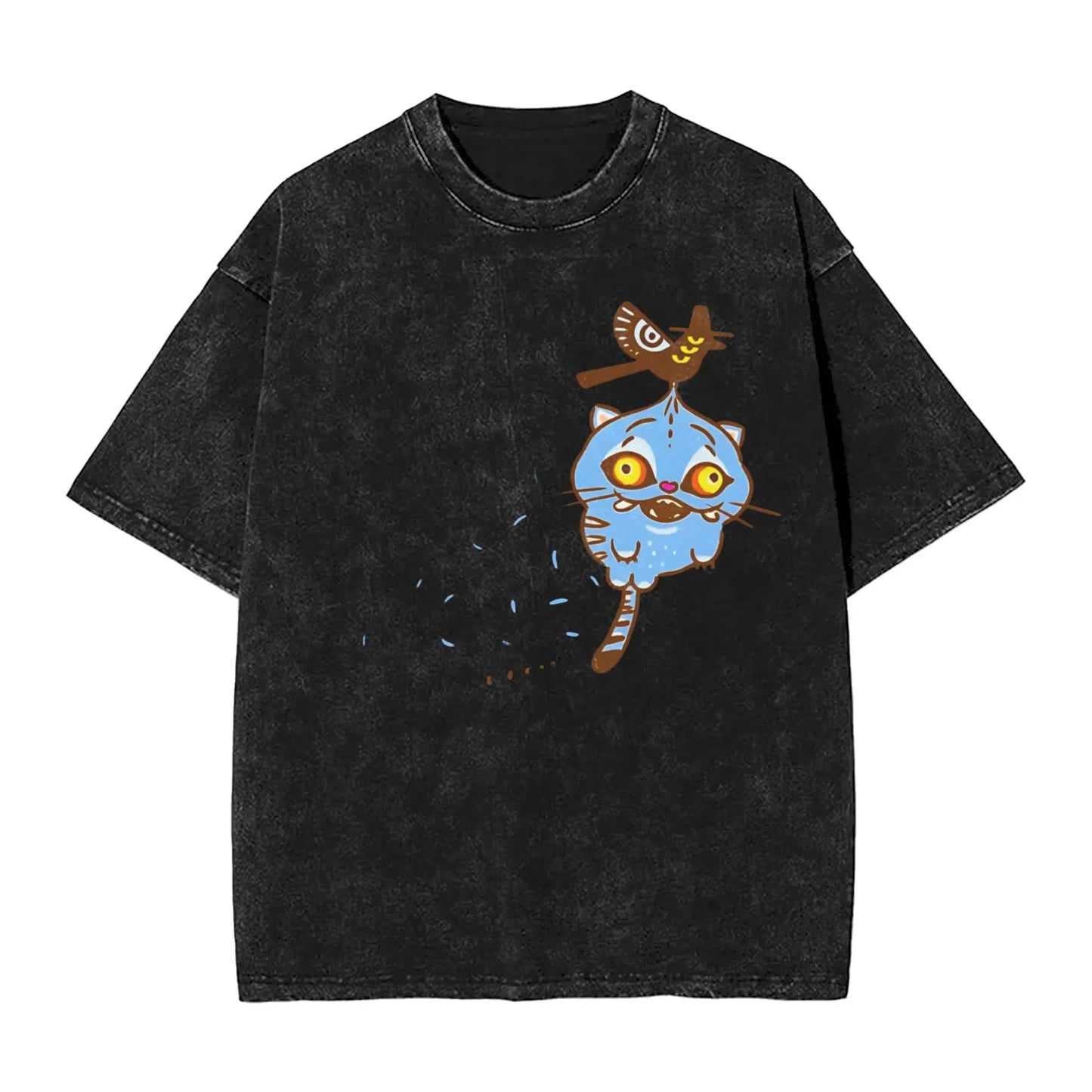 Kpop Demon Huntrix Tiger Derpy The Tiger and Bird T-Shirt