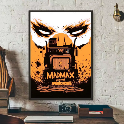 Mad Max HD Art Poster Sticky Wall Waterproof Decor for Home Living Room Bedroom Bar Aesthetic