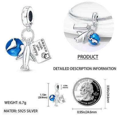 Charms 925 Original Fit 3mm 925 Original Charm Bracelet Women 925 Silver Hot Sale Pendant Beads DIY Jewelry Gift 2024 New