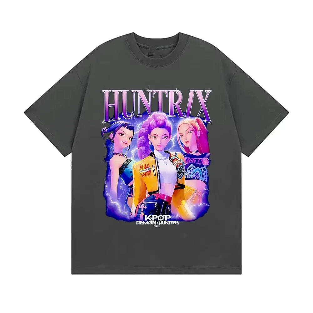 Huntrix Kpop Demon Hunters Movie Graphic T Shirts