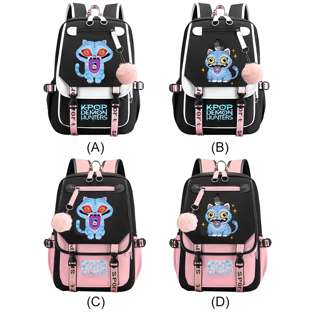 School Backpack for Students KPop Demon Hunters
