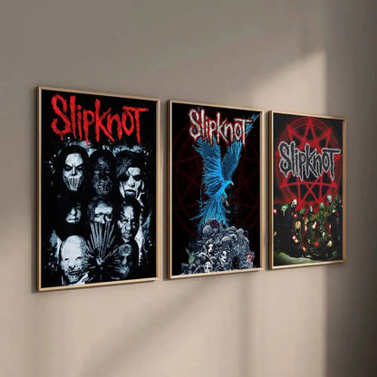 1pc Rock Band S-Slipknot L-Live At Msg Poster Print For Bedroom Living Room Home Decor Painting Wall Art HD Picture Mural