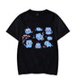 Huntrix Crouching Tiger Kpop Demon Hunters T Shirt Summer Y2K T-Shirts Cotton Leisure Tshirt for Men Short-Sleeve Simple Tees
