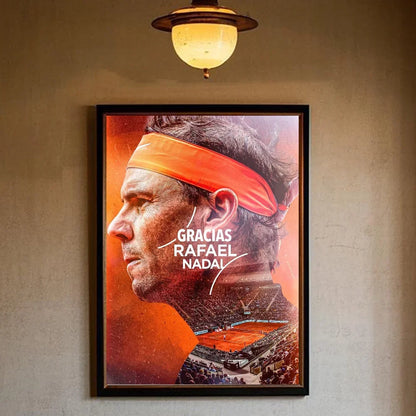 Tennis R-Rafael N-Nadal Poster HD Art Sticky Wall Waterproof Home Living Room Bedroom Bar Aesthetic Decoration