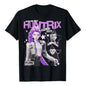 K-pop Demon Hunter Rumi Mira Zpey Movie Pattern T-Shirt Unisex Original Harajuku Style High-Quality Cotton T-Shirt Streetwear