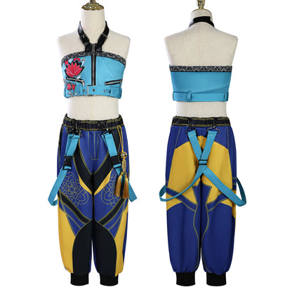 Kids Rumi Cosplay Costume Kpop Demons Children Disguise Halloween Carnival Party Clothing