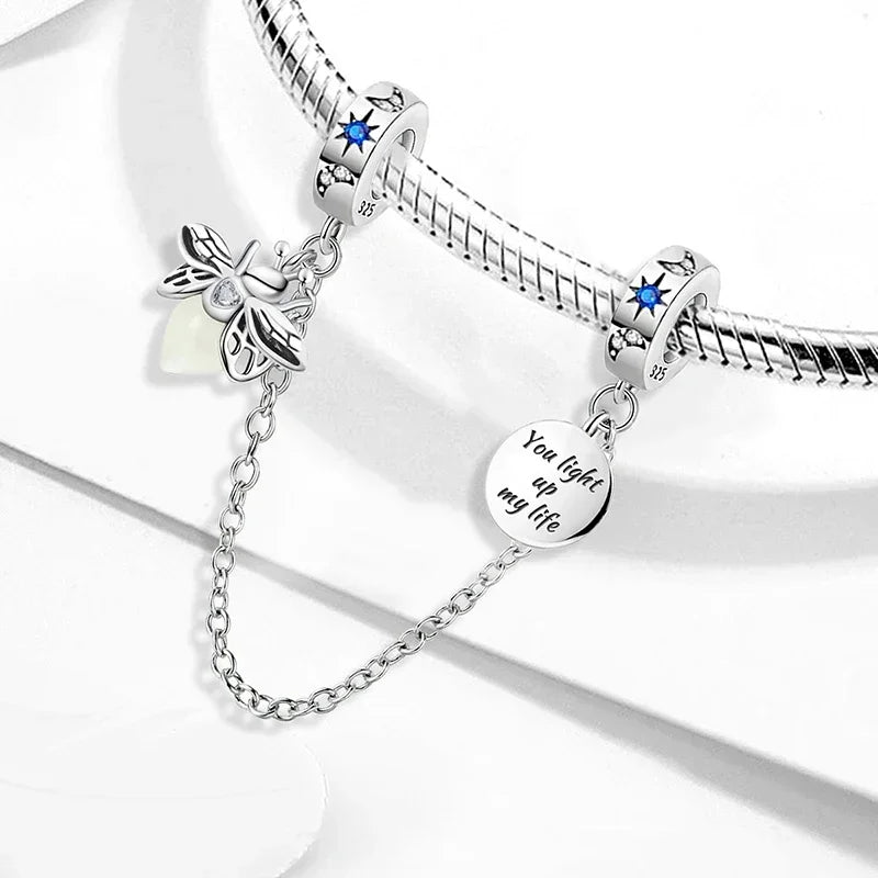 925 Sterling Silver Panda  Butterfly Kapibala Octopus Charms Beads Fit Original Pan Bracelet Bangle High Quality DIY Jewelry