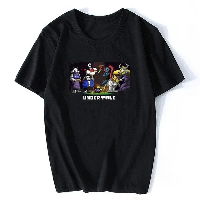 Game Undertale T-Shirt Skull Brother Sans & Papyrus
