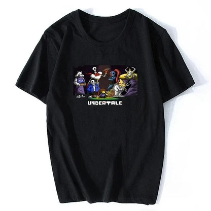 Game Undertale T-Shirt Skull Brother Sans & Papyrus