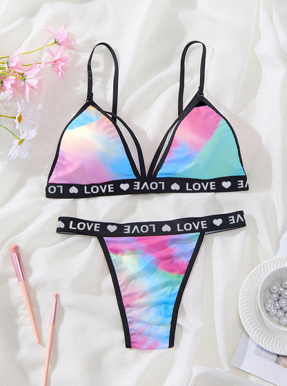 Women's Sexy Lingerie Set - Unpadded & Solid Color Collection