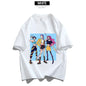 Cartoon Anime Film Kpop Demon Hunters Print T-shirt for Men Women Adult Clothes Summer Cotton Outdoor Wear Hip Hop Fashion Tops