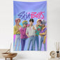 Huntrix KPop Demon Hunters Tapestry Wall Decor, 40''x60''