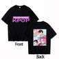 Cotton T-shirt KPOP Demon Hunter RUMI Parent-child Round Neck Women's Short Sleeve Comfortable